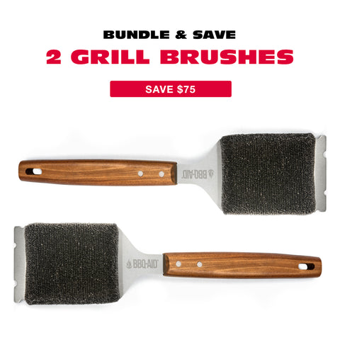 2 Bristle Free Grill Brushes