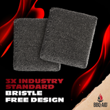 2 Bristle Free Grill Brushes + 6 Replacement Heads