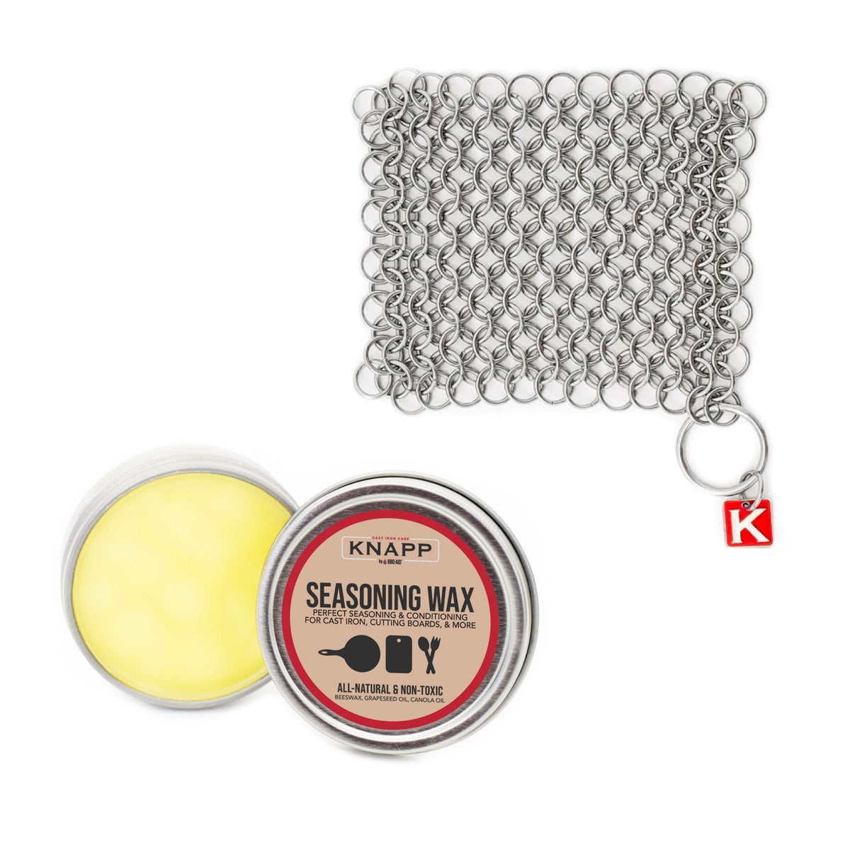 Knapp 6" Chainmail Scrubber, ea