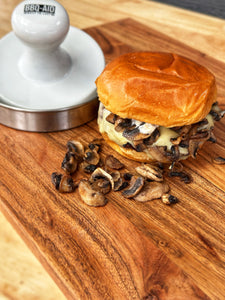 Mushroom and Swiss Burger