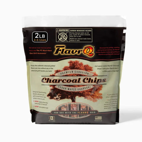 FlavrQ® Charcoal Chips® (2 Pounds)