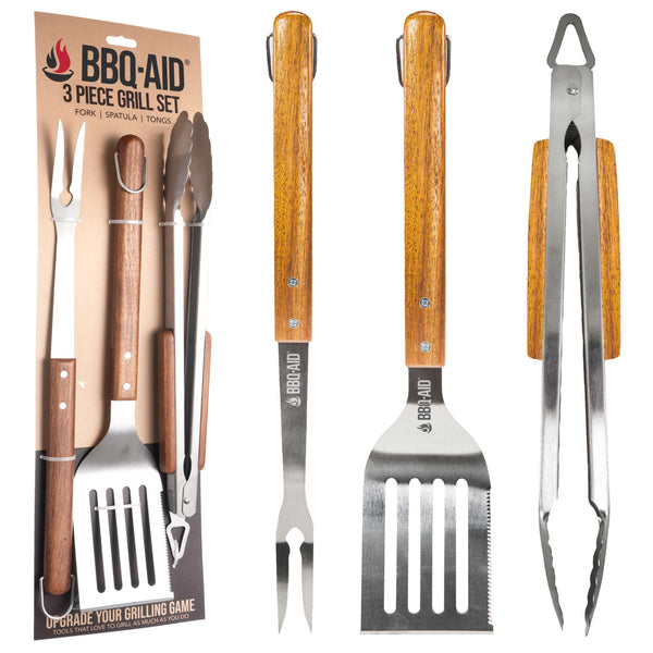 3 Piece Grill Set – BBQ-AID