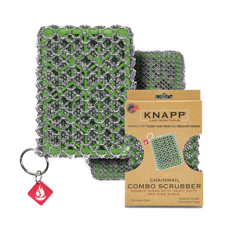 Zesty Lime Chainmail Combo Scrubber