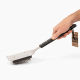 Wire Grill Brush and Scraper (Black)