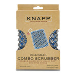 On Ice Blue Chainmail Combo Scrubber