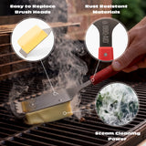 Steam Clean Brush & Scraper (Red)