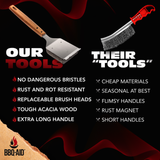 3 Pack - Bristle Free Grill Brush and Scraper