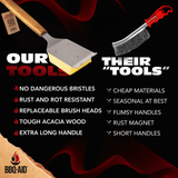 Steam Clean Brush & Scraper