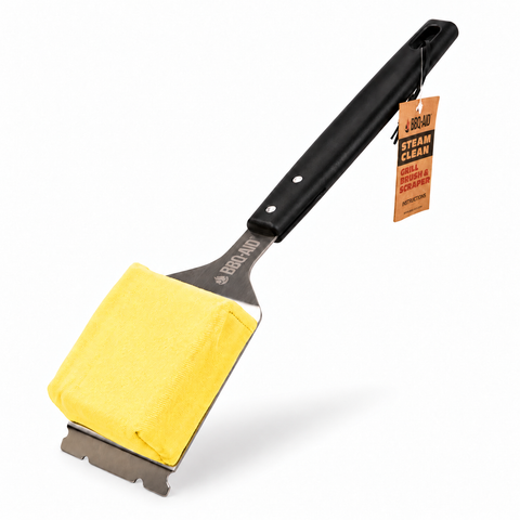 Steam Clean Brush & Scraper (Black)