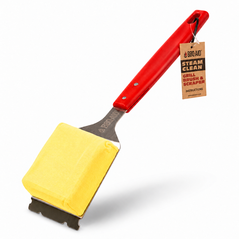 Steam Clean Brush & Scraper (Red)