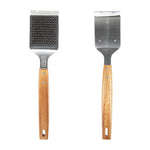 Grill Brush & Scraper With 2 Replacement Brush Heads