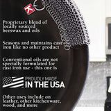 CM Scrubber® 4" + Cast Iron Wax