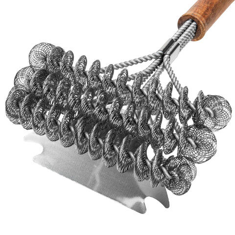 Bristle Free Grill Brush and Scraper – BBQ-AID